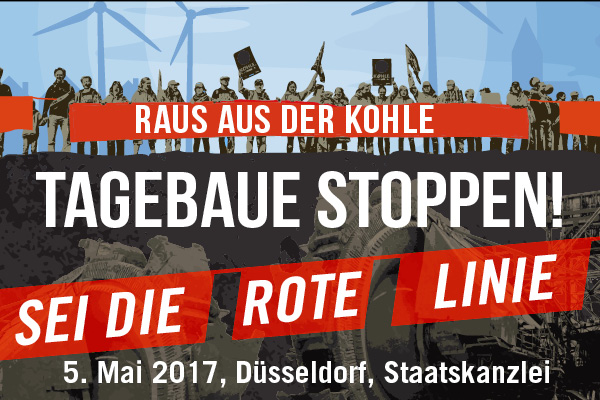 Aufruf Rote Linie und Petitionsübergabe